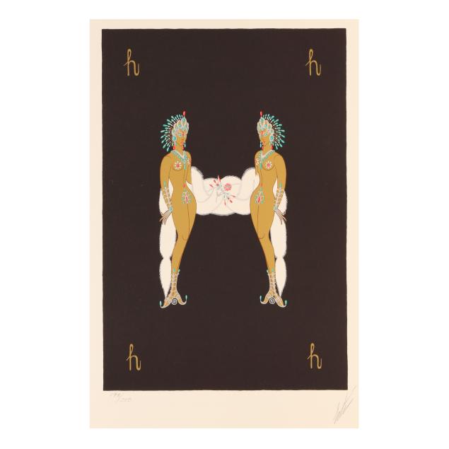 erte-romaine-de-tirtoff-russian-french-1892-1990-i-h-i-from-the-i-alphabet-i-series