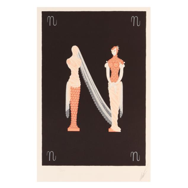 erte-romaine-de-tirtoff-russian-french-1892-1990-i-n-i-from-the-i-alphabet-i-series