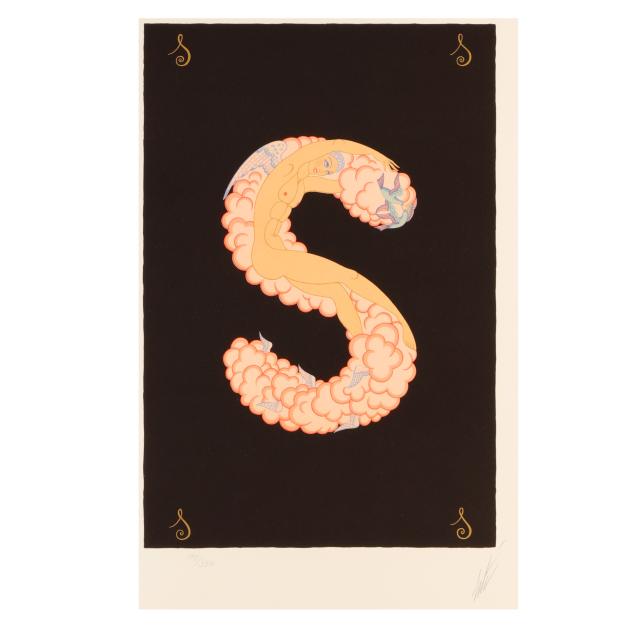 erte-romaine-de-tirtoff-russian-french-1892-1990-i-s-i-from-the-i-alphabet-i-series