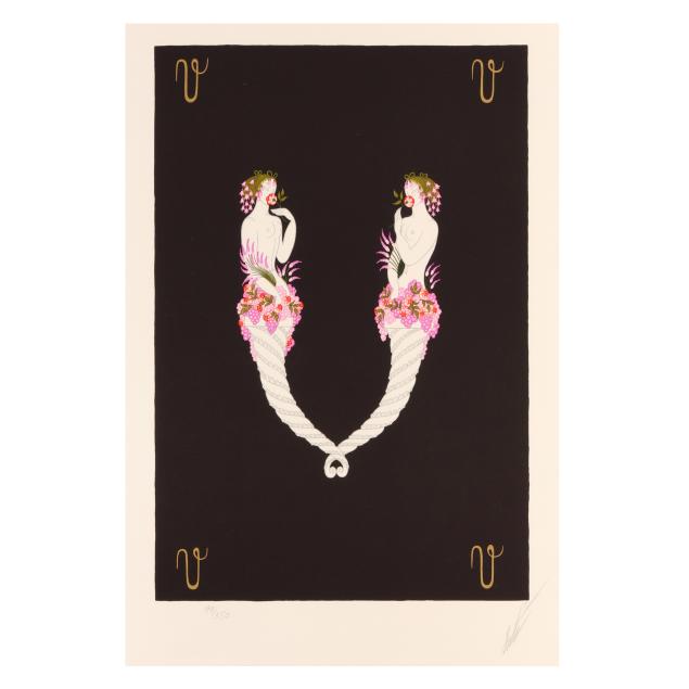 erte-romaine-de-tirtoff-russian-french-1892-1990-i-v-i-from-the-i-alphabet-i-series