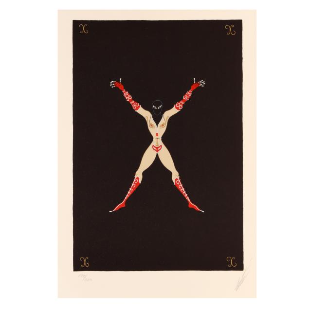 erte-romaine-de-tirtoff-russian-french-1892-1990-i-x-i-from-the-i-alphabet-i-series