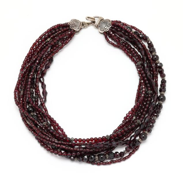 silver-and-garnet-necklace-stephen-dweck