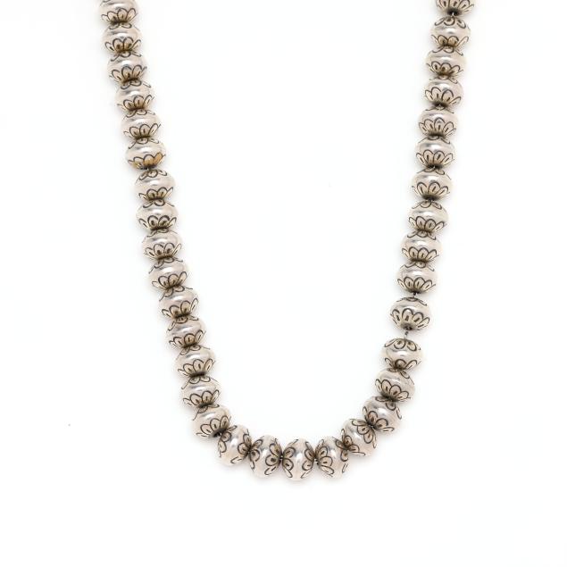 southwestern-silver-bead-necklace
