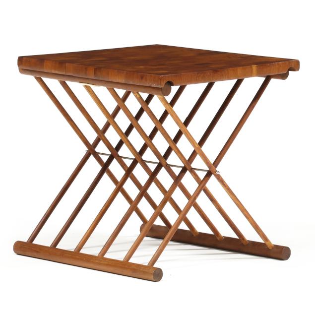ernest-sohn-german-american-20th-century-teak-butcher-block-tray-on-stand