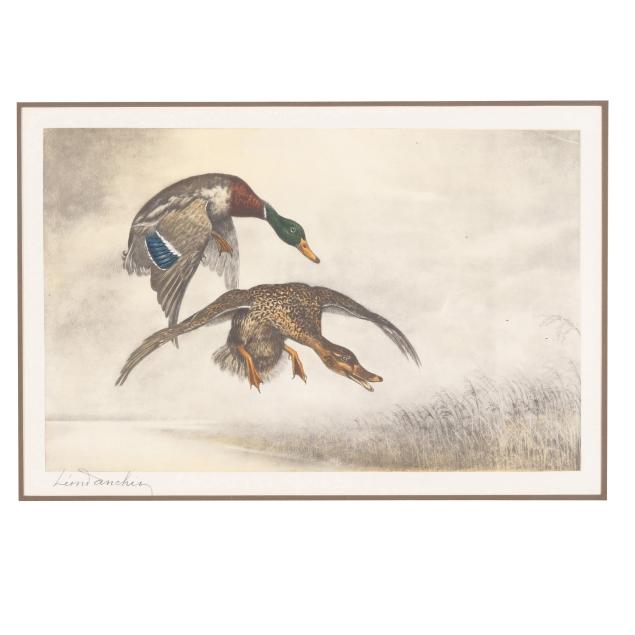 leon-danchin-french-1887-1938-i-mallards-landing-i