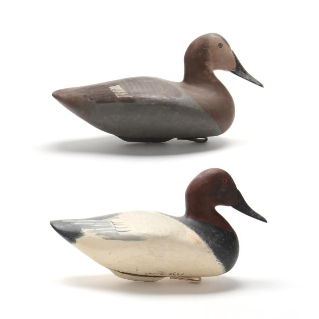captain-harry-jobes-md-1936-2019-early-pair-of-canvasbacks