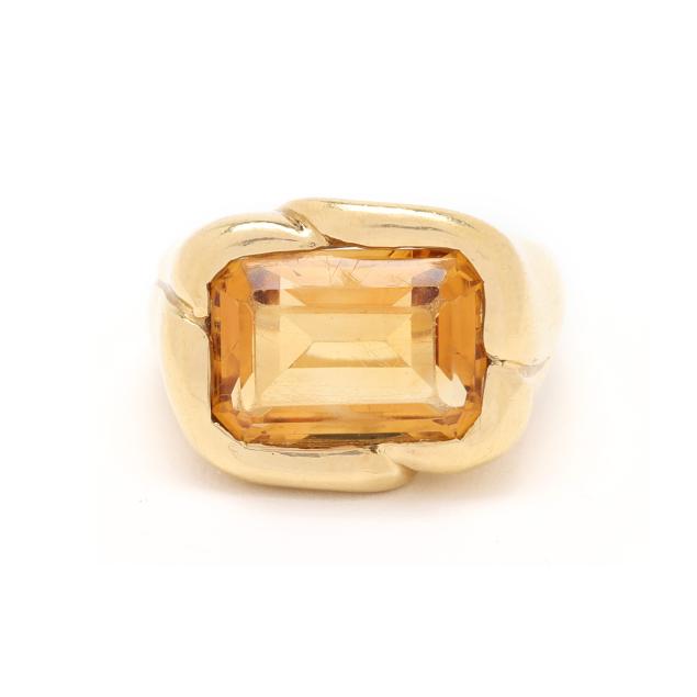 gold-and-citrine-ring