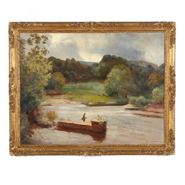 henry-thomas-jarman-british-1871-1956-i-fly-fishing-at-aberclydach-i