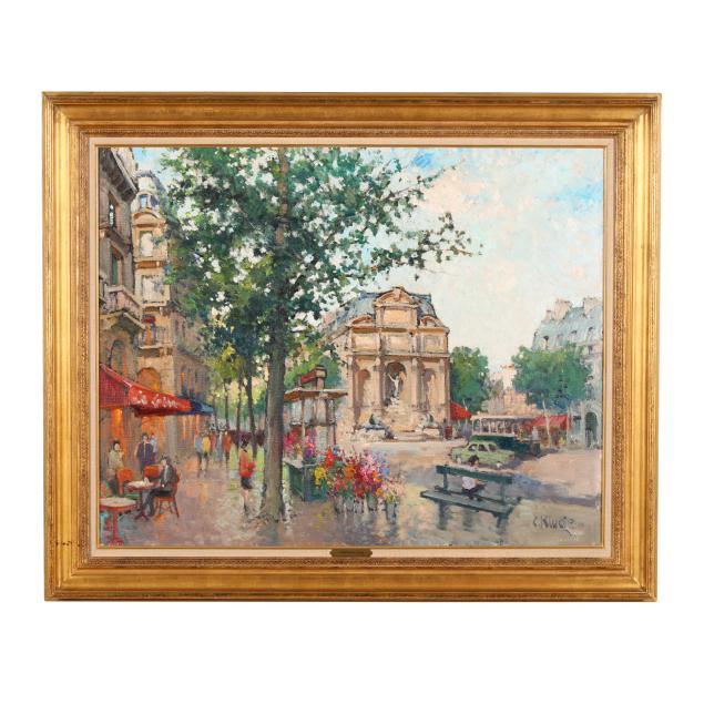 constantine-kluge-french-1912-2003-place-saint-michel-paris