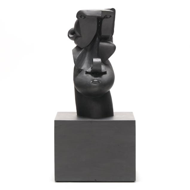 tom-spleth-american-b-1946-untitled-cubist-head