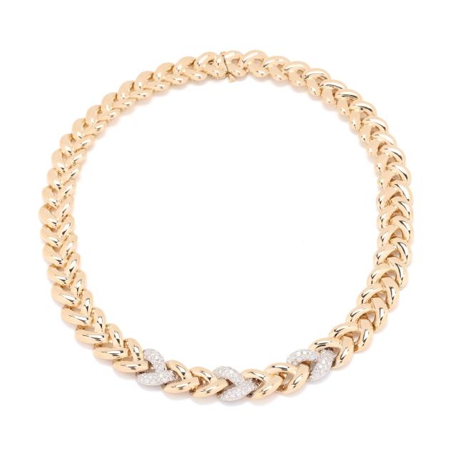 bi-color-gold-and-diamond-necklace