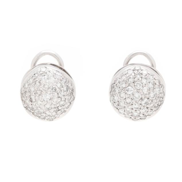 pair-of-white-gold-and-diamond-dome-earrings