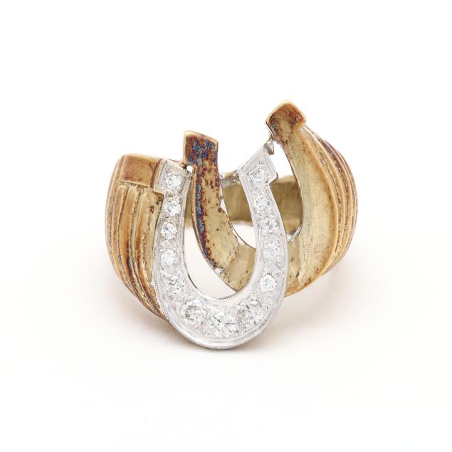 gent-s-bi-color-gold-and-diamond-horseshoe-motif-ring