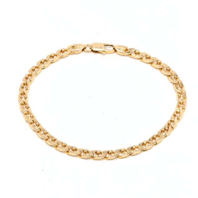 gold-fancy-link-bracelet-italy