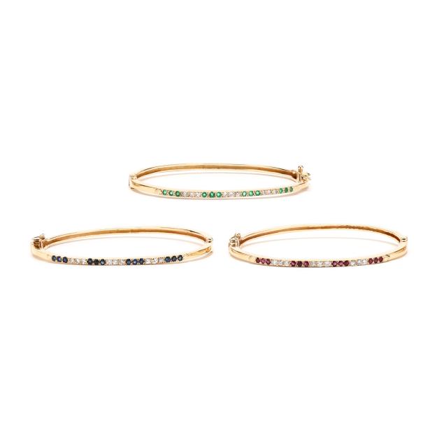 set-of-three-gold-and-gem-set-stacking-bangle-bracelets