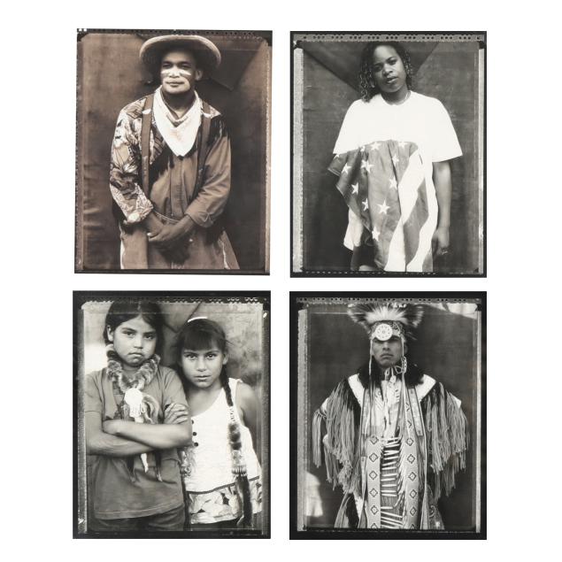 marsha-burns-american-b-1945-four-works-from-i-portrait-of-america-series-b-i