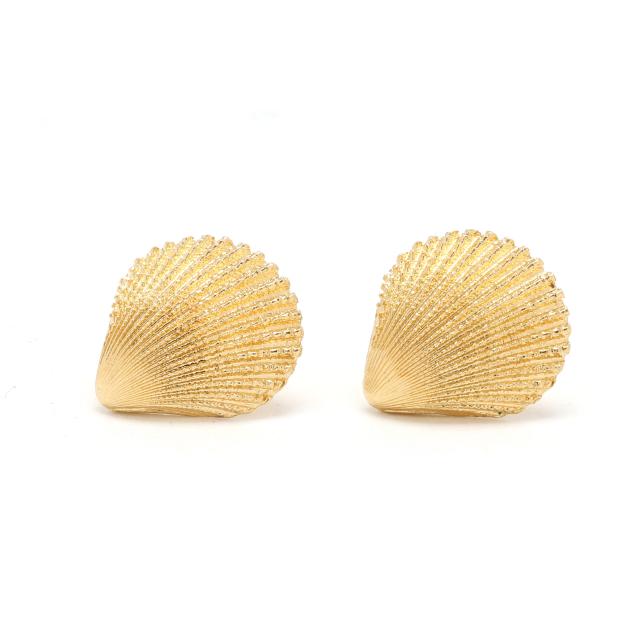 pair-of-gold-shell-motif-earrings-tiffany-co
