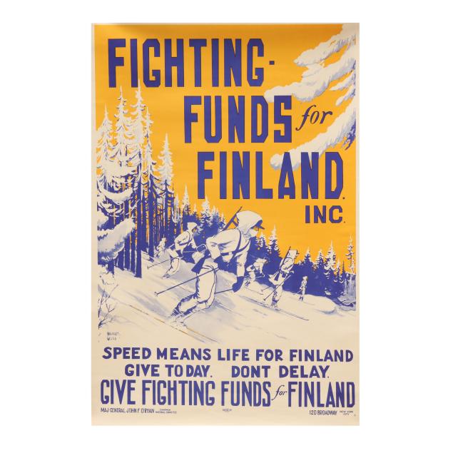 worden-wood-america-1880-1943-wwii-fighting-funds-for-finland-ski-poster-1940