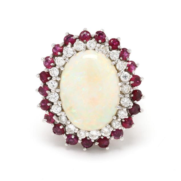 vintage-white-gold-opal-and-ruby-ring