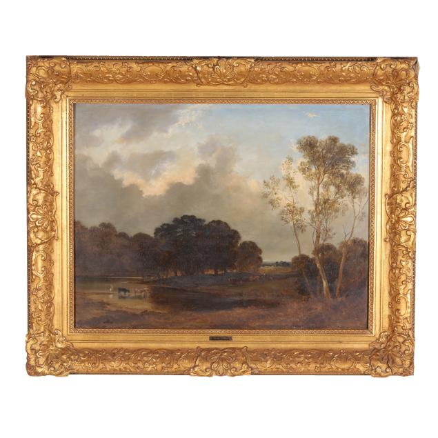 attributed-frederick-richard-lee-english-1798-1879-pastoral-landscape-with-cattle