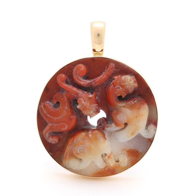 gold-carved-chinese-hardstone-pendant