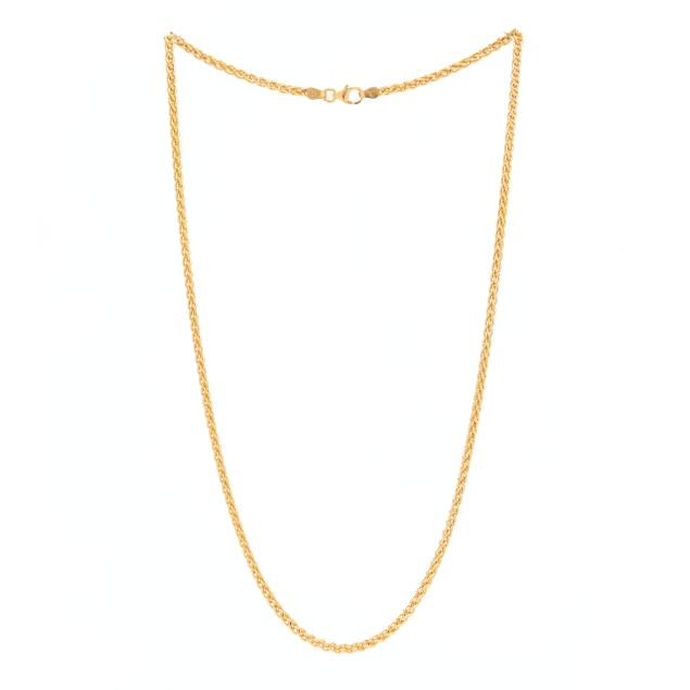 gold-wheat-chain-necklace-italy