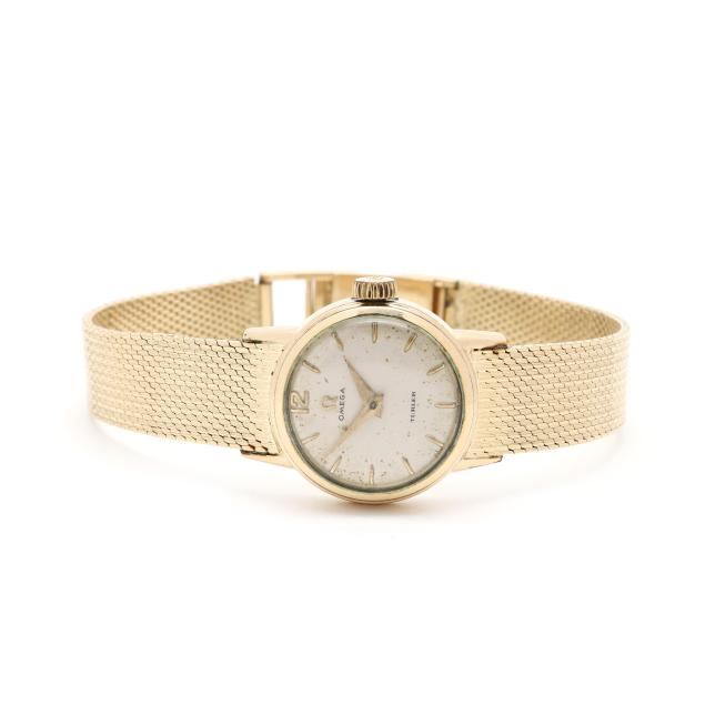 vintage-gold-filled-lady-s-watch-by-omega-for-turler-with-a-gold-bracelet-band