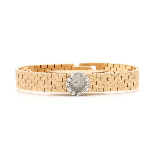 lady-s-vintage-gold-and-diamond-watch-baume-mercier