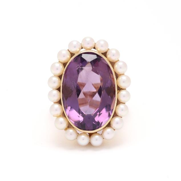 vintage-gold-amethyst-and-pearl-ring