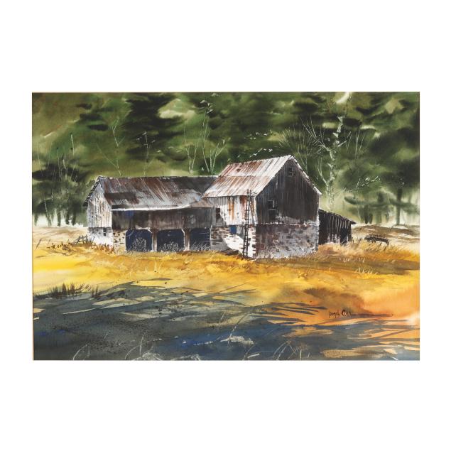 joseph-orr-japanese-american-b-1949-farm-scene-in-autumn