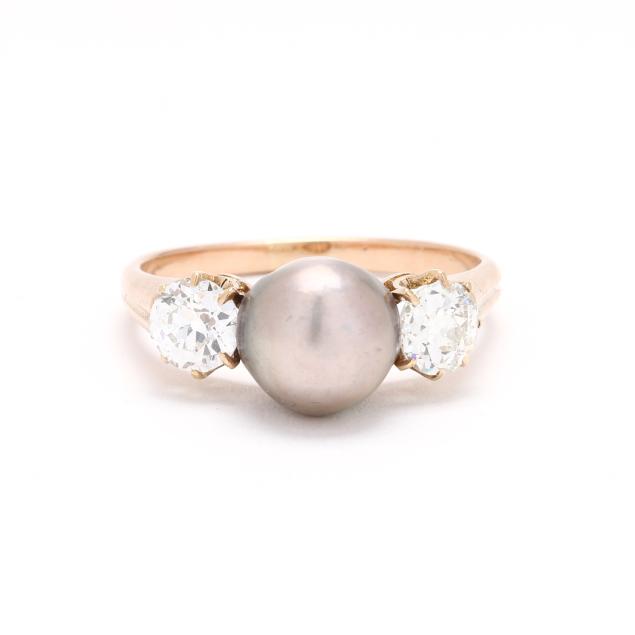 gold-pearl-and-diamond-ring