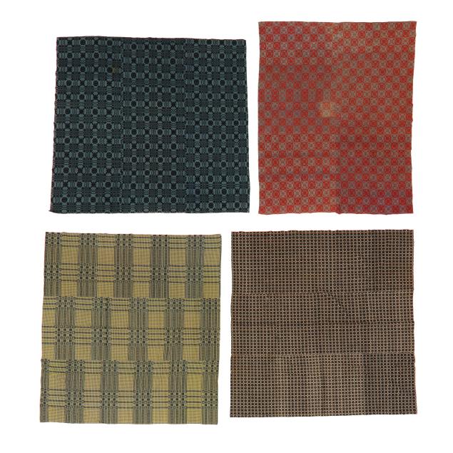 four-antique-woven-coverlets