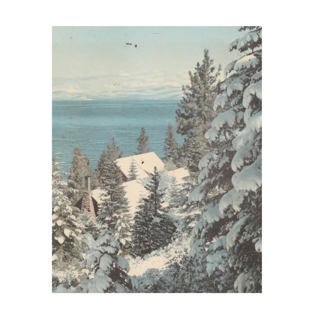 vintage-framed-print-of-a-winter-landscape