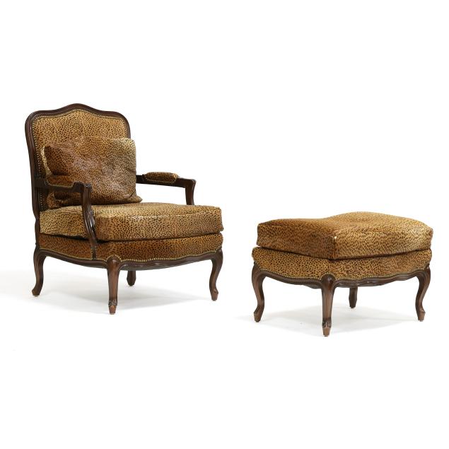 ashley-manor-louis-xv-style-animal-print-fauteuil-and-ottoman
