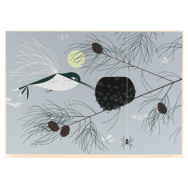 charley-harper-american-1922-2007-i-ruby-throated-hummingbird-i