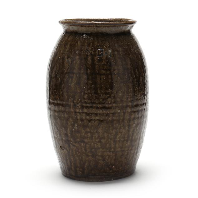 nelson-bass-lincoln-county-north-carolina-1846-1918-one-gallon-storage-jar
