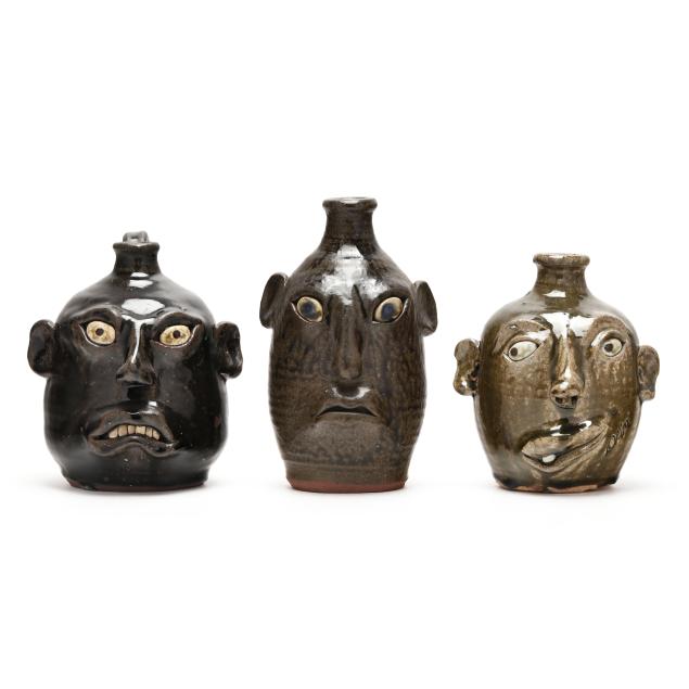 anita-meaders-ga-1956-2009-three-face-jugs