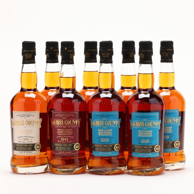 daviess-county-bourbon-whiskey-selection