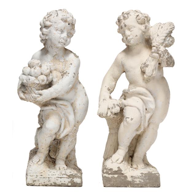 two-italianate-cast-stone-putto-harvest-statues