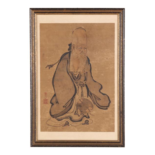 a-painting-of-jurojin-god-of-longevity