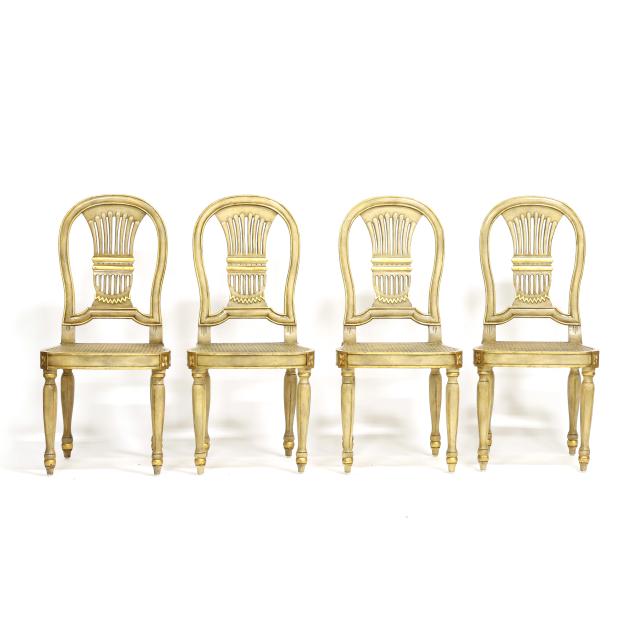maitland-smith-set-of-four-italianate-painted-side-chairs