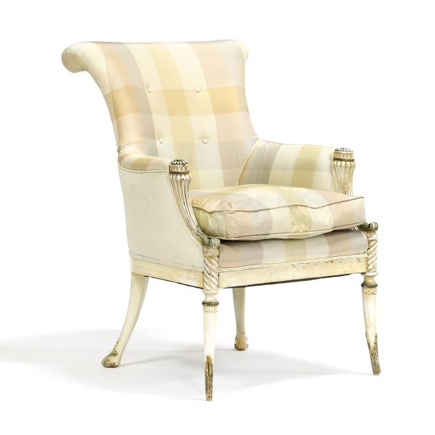 italianate-carved-and-painted-fireside-chair
