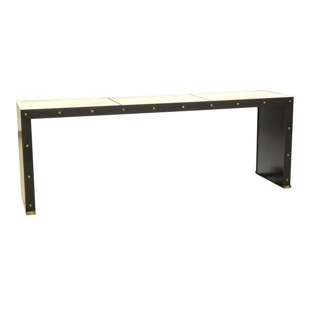 aldo-tura-style-parchment-console-table