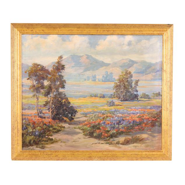eugene-pierre-franquinet-belgian-american-1875-1940-i-wildflowers-in-a-mountain-valley-la-crescenta-california-i
