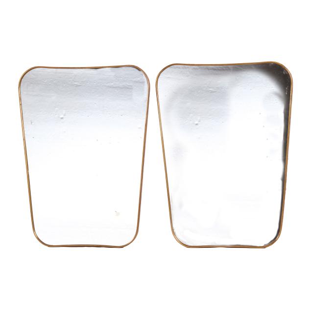 pair-of-modernist-brass-mirrors