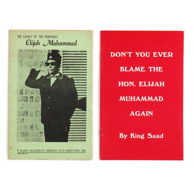 two-extremely-scarce-booklets-on-elijah-muhammad-from-the-1980s