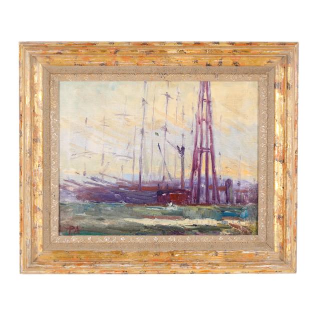 paul-ashbrook-american-1867-1949-harbor-scene