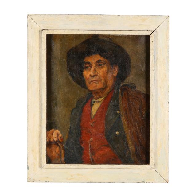 christiane-brix-klitgaard-may-english-1876-1954-portrait-of-a-man-with-cane