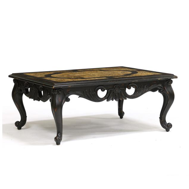 maitland-smith-tessellated-stone-and-wood-coffee-table
