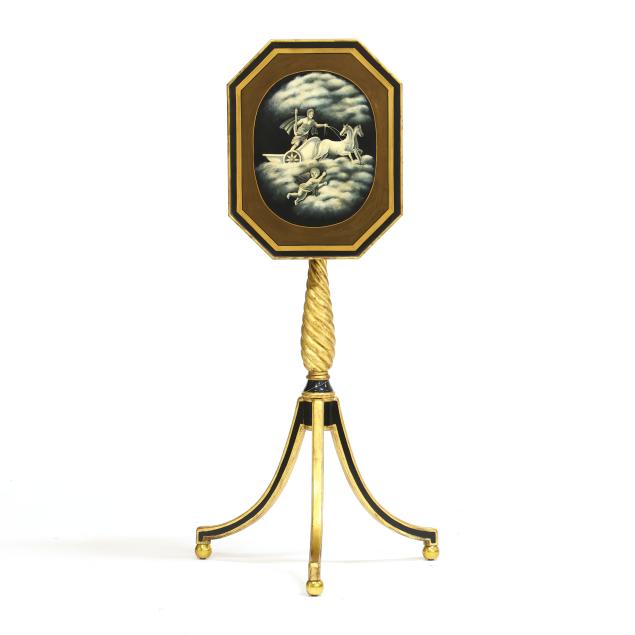 maitland-smith-neoclassical-style-painted-tilt-top-candle-stand